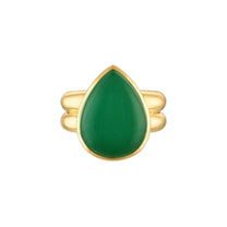 12.20ct Jade Pear Anna Ring