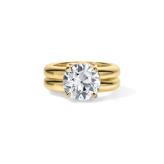 3.82ct Old European Diamond Anna Ring