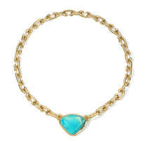 Atha Collar 27.25ct Trillion Turquoise