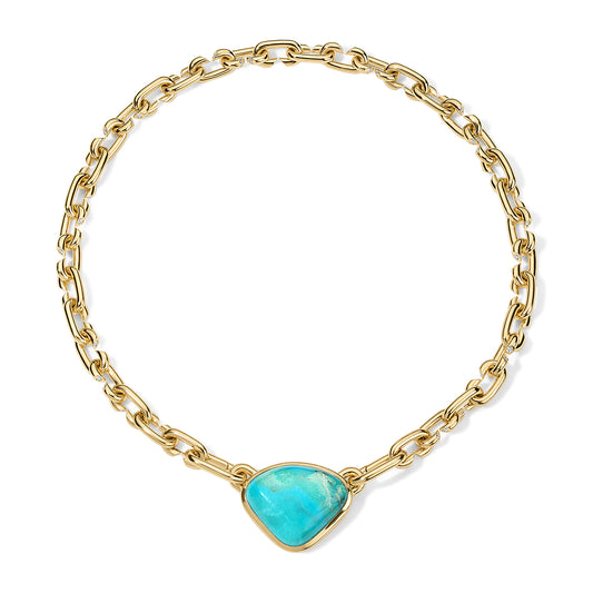 Atha Collar 27.25ct Trillion Turquoise