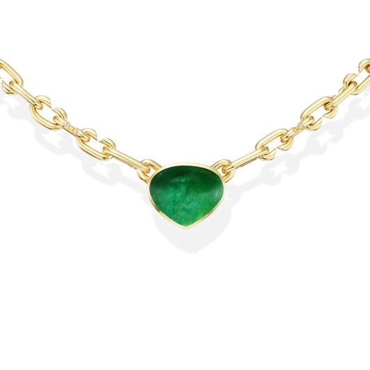 Atha Collar with 43.25ct Green Tourmaline