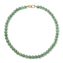 Jade Beaded Necklace with Gilda Clasps