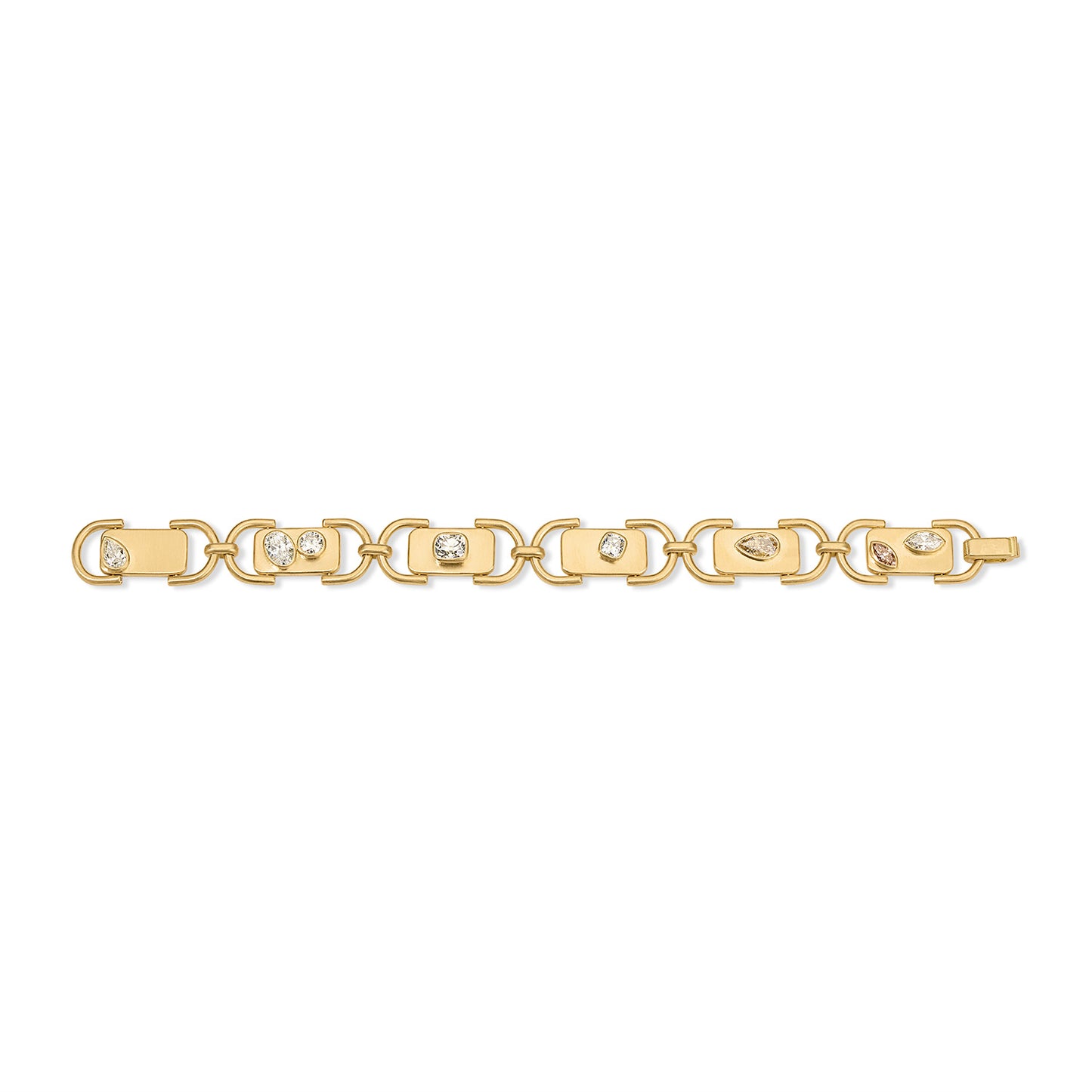 Cahill Bracelet 4.17tcw Mixed Shape Champagne Diamonds