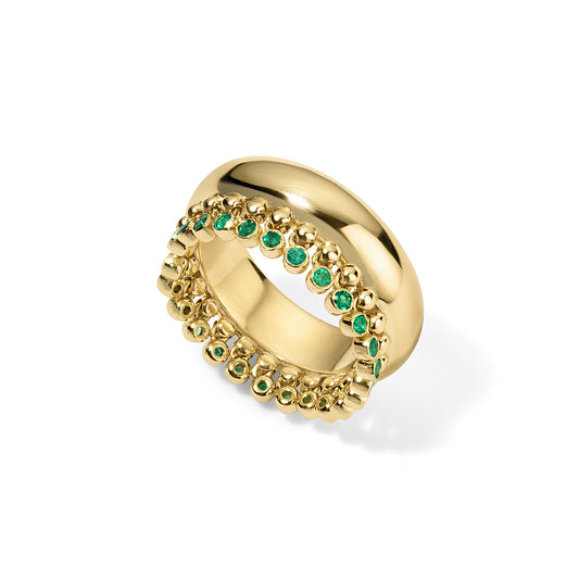 Colored Stone Tennessee Ring