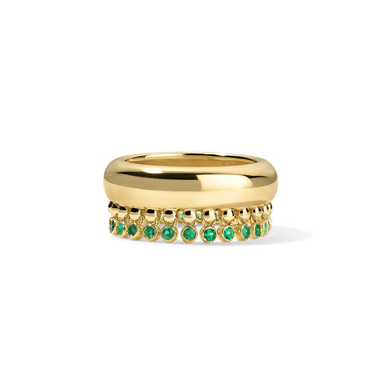 Colored Stone Tennessee Ring
