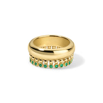 Colored Stone Tennessee Ring