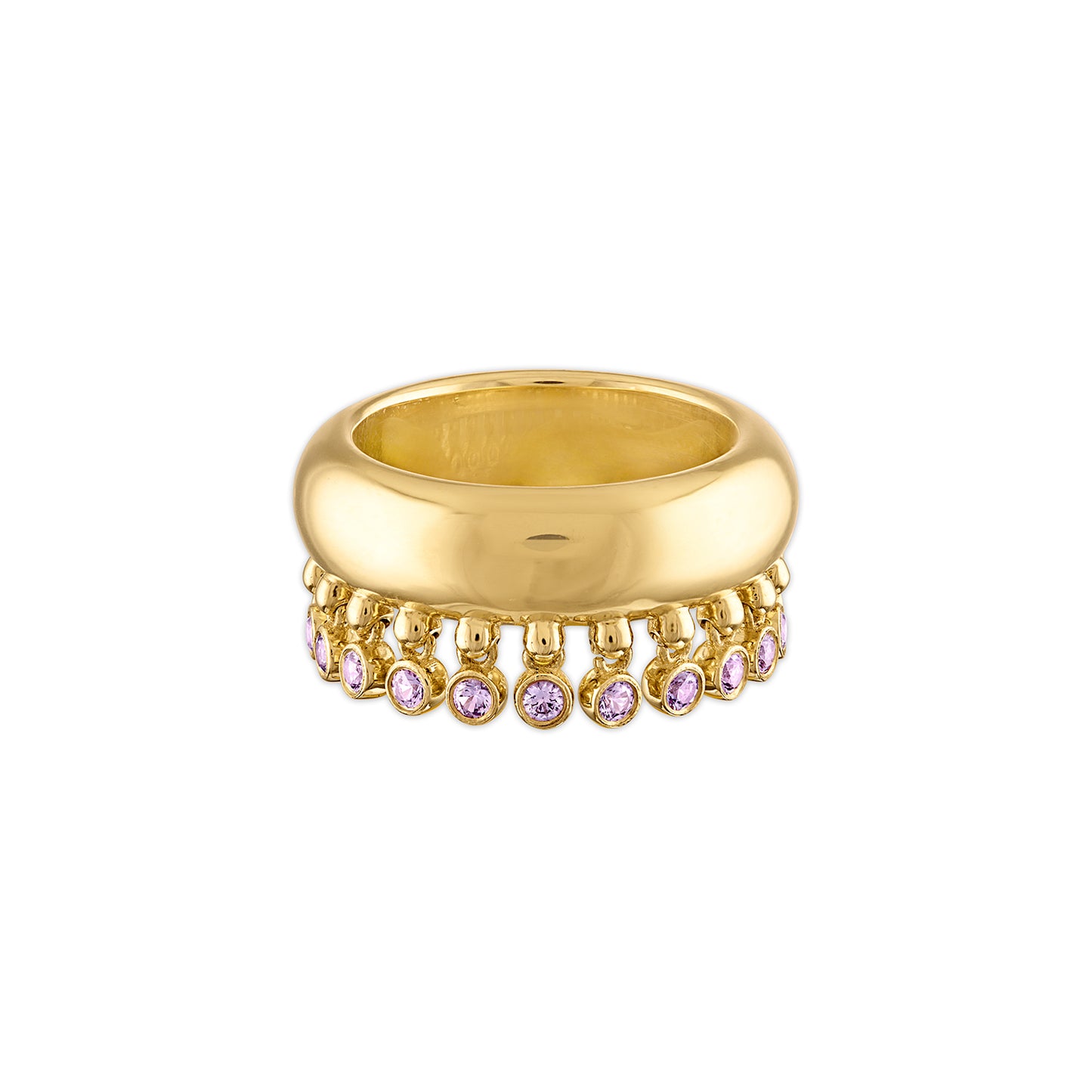 Colored Stone Tennessee Ring