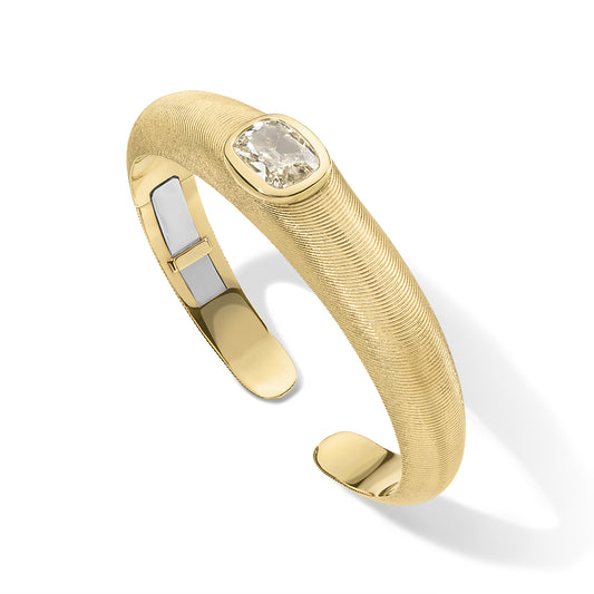 Cymbal Cuff 3.13ct Old Mine Diamond