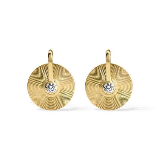 Cymbal Drop Earrings