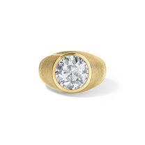 3.67ct Old European Diamond Cymbal Pinky Ring
