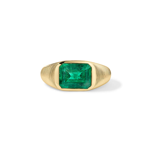 Cymbal Ring 4.88ct Emerald