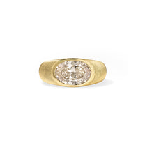 3.53ct Oval Diamond Cymbal Ring