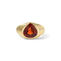 Cymbal Ring 5.80ct Spessartite Garnet Pear