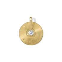 Small Cymbal Pendant - Diamond