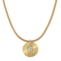 Small Cymbal Pendant - Diamond