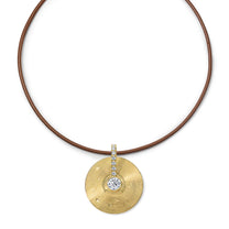 Small Cymbal Pendant - Diamond