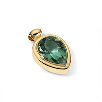 14.42ct Prasiolite Drum Head Pendant