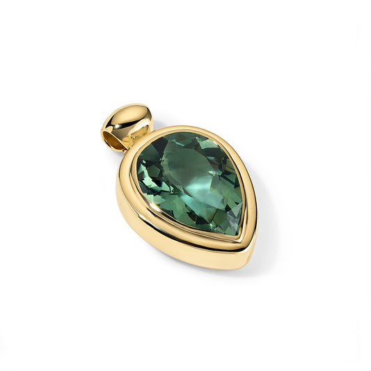 14.42ct Prasiolite Drum Head Pendant