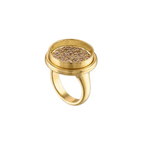 Pave Drum Head Ring
