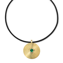 Medium Cymbal Pendant - Emerald