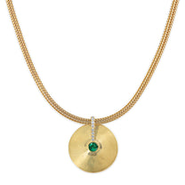Medium Cymbal Pendant - Emerald