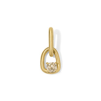 Form Pendant 1.14ct Champagne Diamond Cushion