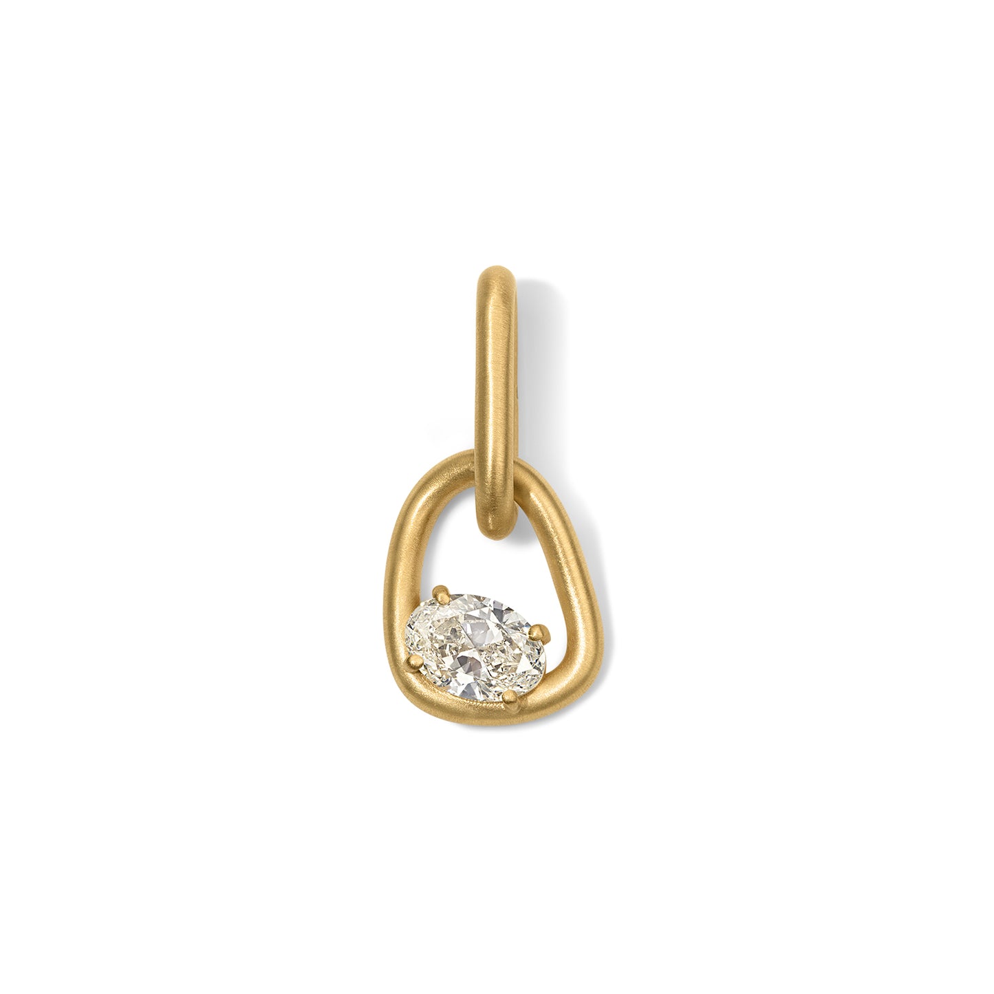 Form Pendant 1.50ct Oval Diamond