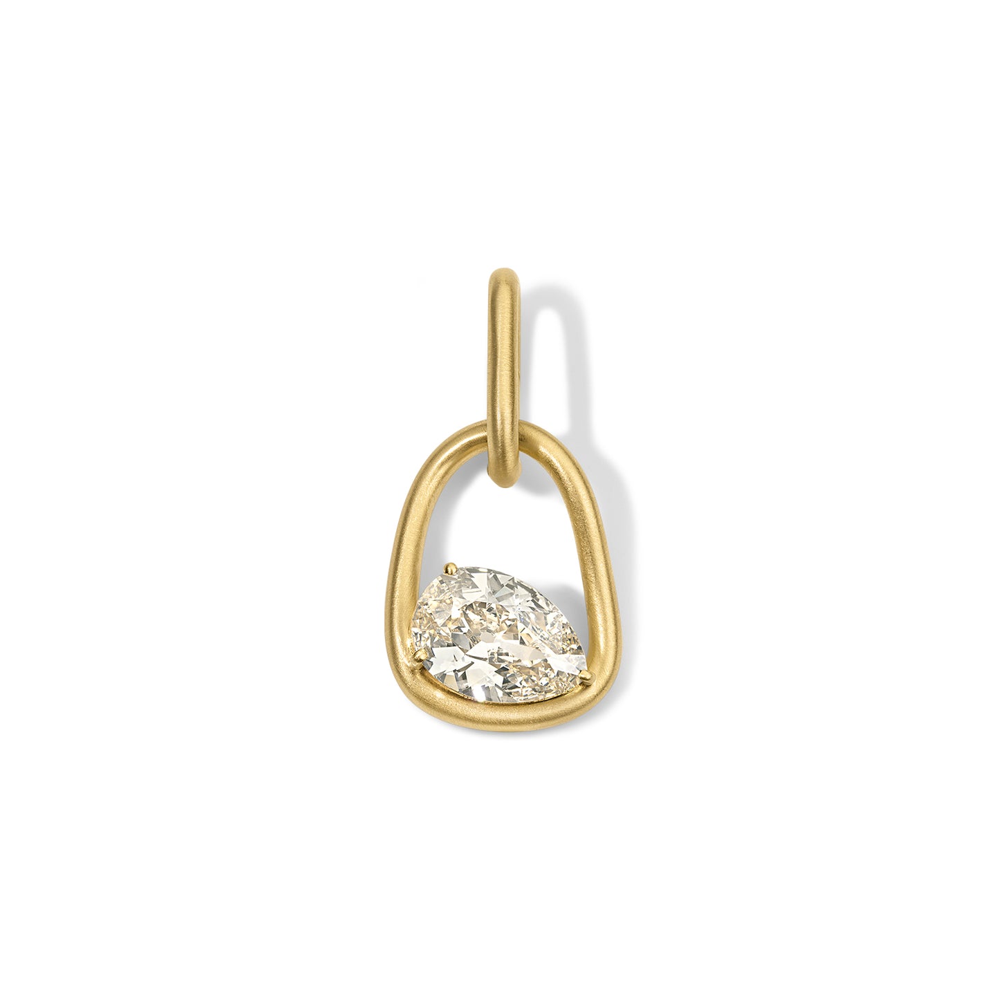 Form Pendant 4.49ct Pear Diamond
