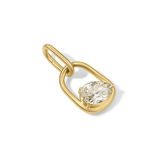 Form Pendant 4.49ct Pear Diamond