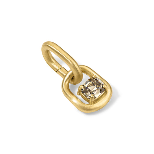 Form Pendant 1.00ct Champagne Diamond Cushion
