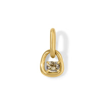 Form Pendant 1.00ct Champagne Diamond Cushion