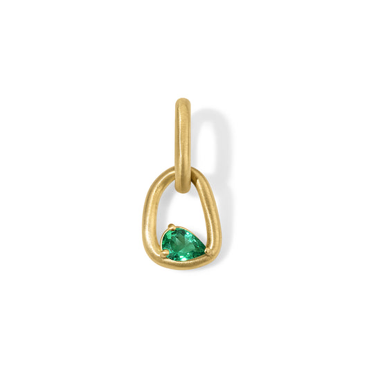 Form Pendant 0.50ct Emerald Pear