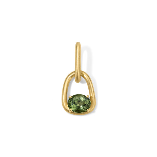 Form Pendant 2.50ct Green Tourmaline Oval
