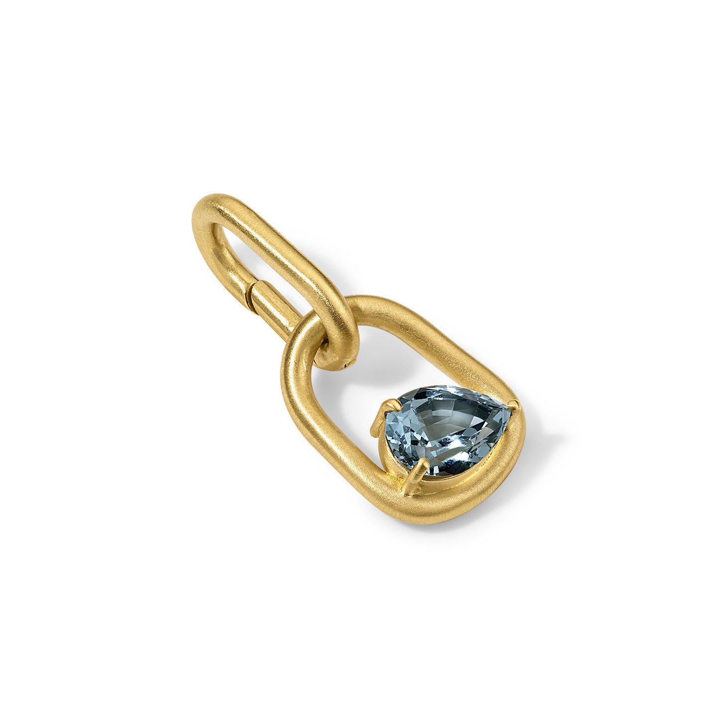 Form Pendant 2.86ct Gray Spinel Pear