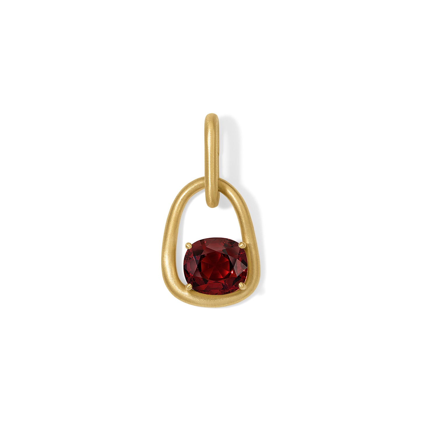 Form Pendant 7.13ct Spessartite Garnet Cushion