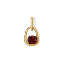 Form Pendant 7.13ct Spessartite Garnet Cushion