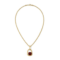 Form Pendant 7.13ct Spessartite Garnet Cushion