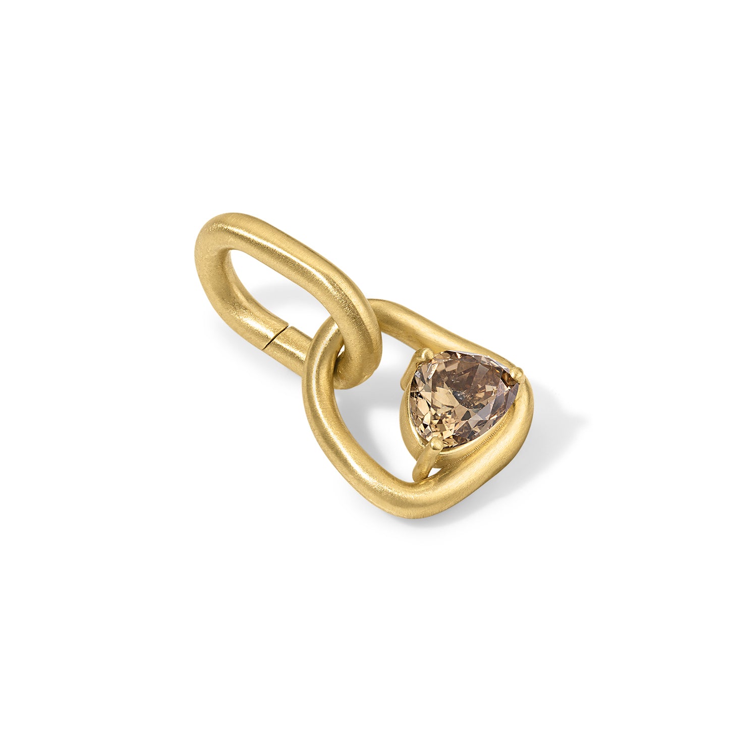 Form Pendant 1.45ct Trillion Champagne Diamond
