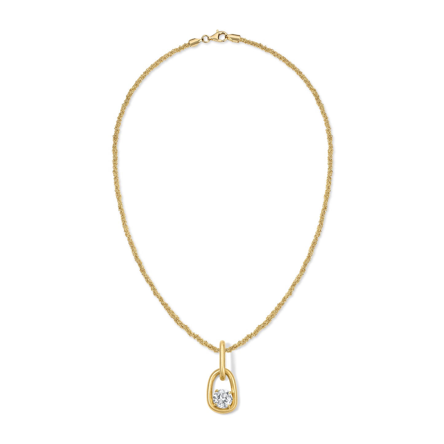 Form Pendant 1.88ct Old European Diamond