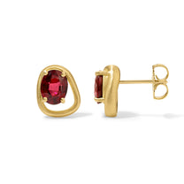 Form Studs 2.83tcw Ruby Ovals