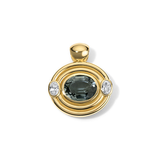 Frankie Pendant Blue-Gray Tourmaline