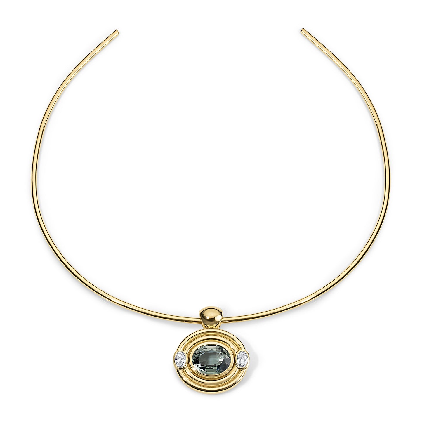Frankie Pendant Blue-Gray Tourmaline