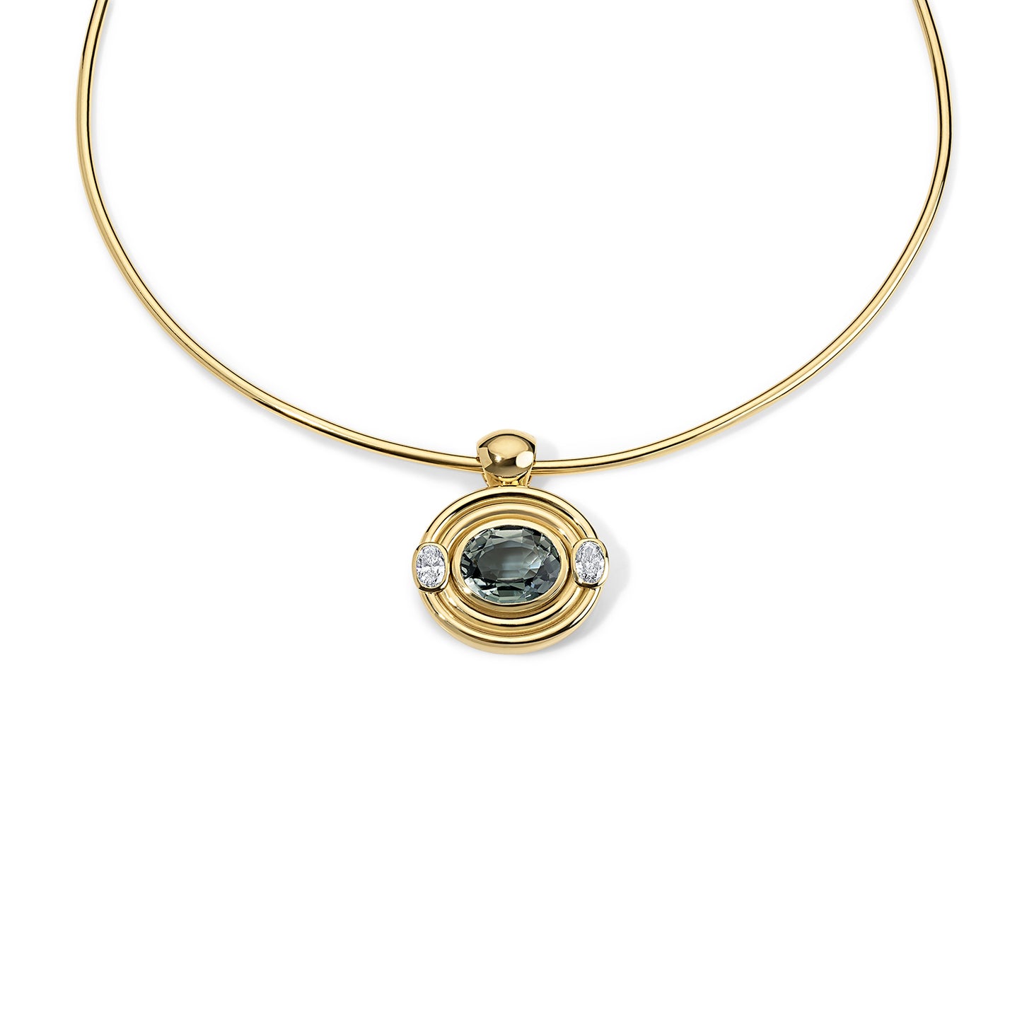 Frankie Pendant Blue-Gray Tourmaline