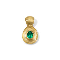 0.90ct Emerald Gong Pendant