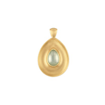 22.94ct Mango Moonstone Gong Pendant