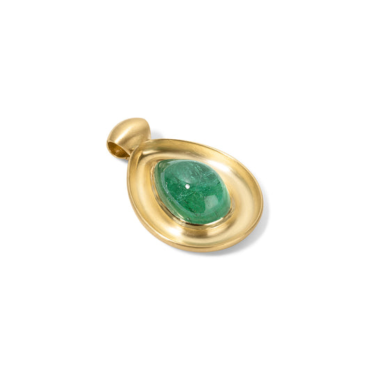 13.35ct Paraiba Tourmaline Gong Pendant