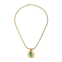 13.35ct Paraiba Tourmaline Gong Pendant