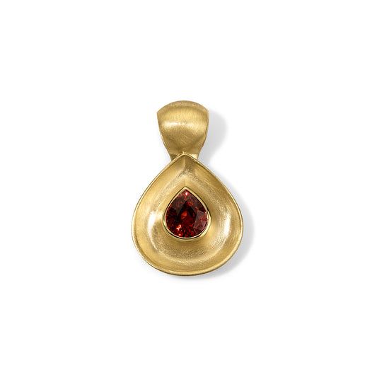 2.05ct Spessartite Garnet Gong Pendant