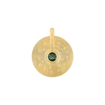 Small Cymbal Pendant - Green Tourmaline