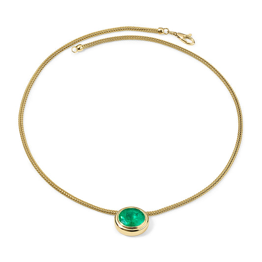 4.19ct Muzo Emerald Josephine Necklace